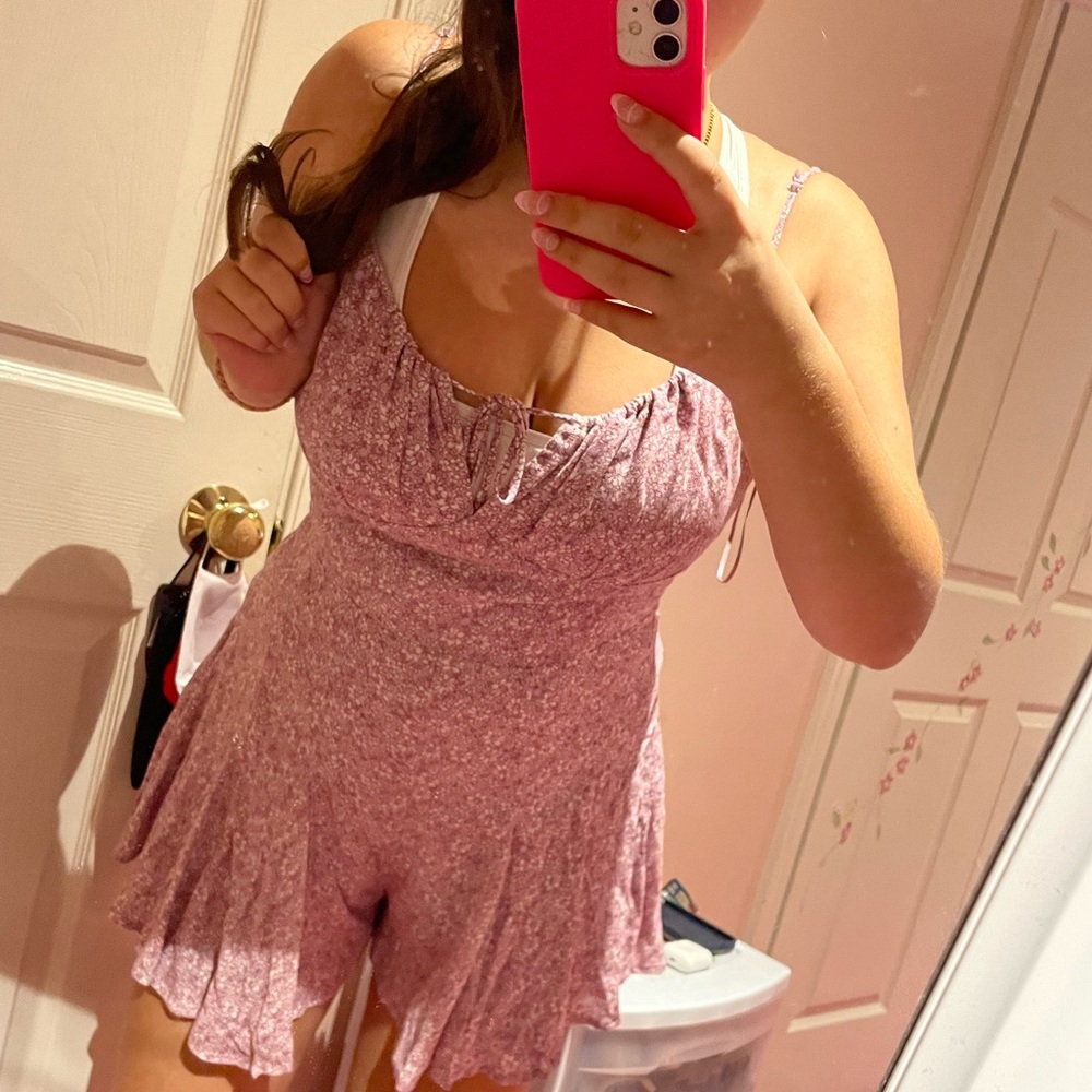 COTTON CANDY LA floral romper